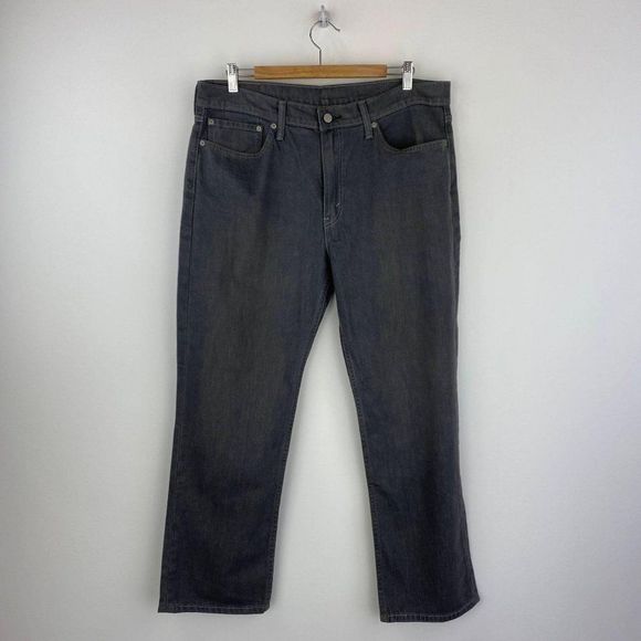 LEVI'S 514 Gray Straight Cut Jeans - Picture 1 of 8